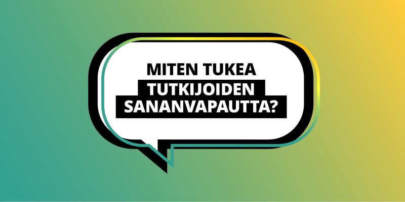 Kuvituskuva: Miten tukea tutkijoiden sananvapautta?