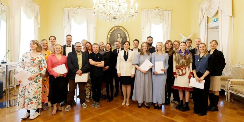 Recipients of the State Award for 2025 with Minister of Science and Culture.