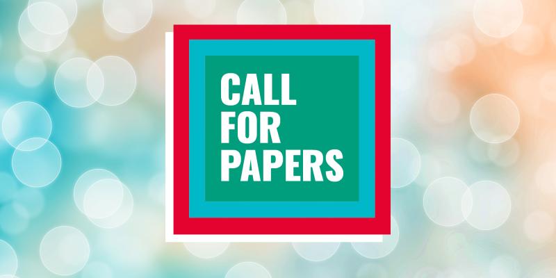 Illustration, with text: Call for Papers. 