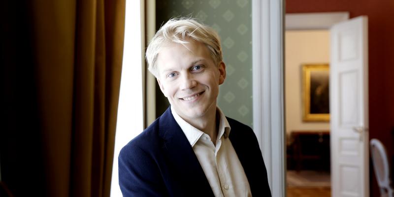 Kuvassa tiedonjulkistamisen valtionpalkinnon saaja Jaakko Keso. 