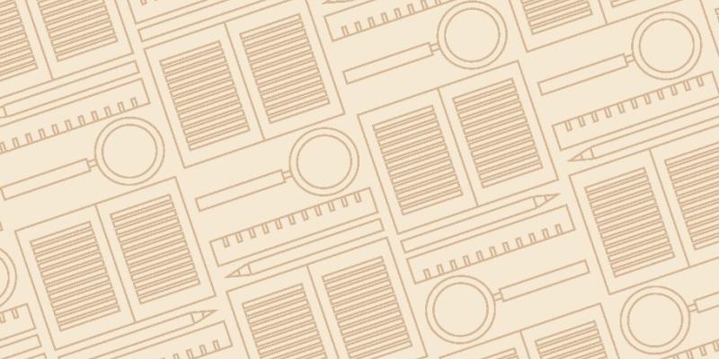 Suurennuslasi, kynä ja viivoitin. Kuva: Anne Haapanen