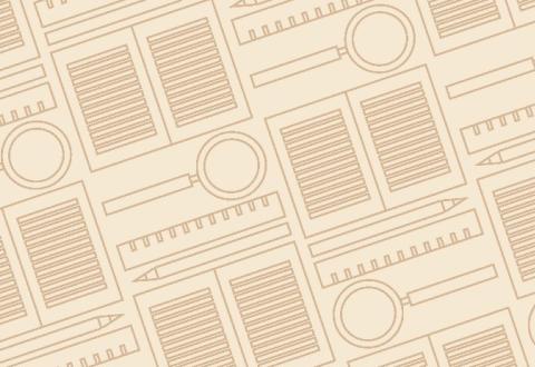 Suurennuslasi, kynä ja viivoitin. Kuva: Anne Haapanen