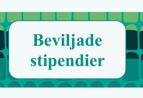 Text beviljade stipendier.