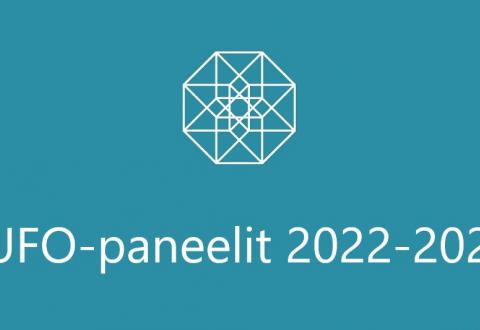 Julkaisufoorumin logo ja teksti "Jufo-paneelit 2022-2025".